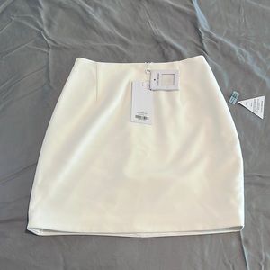 Nadine Merabi Faye White Skirt